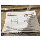 Mainstays Metal Framed Sling Accent Chair, Oatmeal