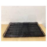 Vibrant Life Double-Door Folding Metal Wire Dog Crate with Divider, XL, 42"