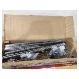 Hyper Tough 4 Tier Wire Shelf Unit, Chrome, 1400 lb. Capacity