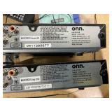 LOT OF 2 Onn. HDMI DVD Player