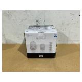 11PCS Mainstays Blue Rim Stoneware Dinnerware Set