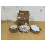 12PCS Better Homes & Gardens Bamboo Melamine Dinnerware Set