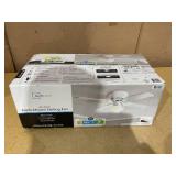 Mainstays 42 Inch Hugger Metal Indoor Ceiling Fan with Light, White, 4 Blades