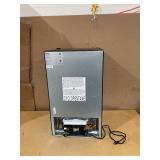 Galanz 3.1 Cu ft Two Door Mini Fridge with Freezer, Stainless, Estar