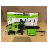 Greenworks 48V (2 x 24V) 14" Brushless Cordless Chainsaw