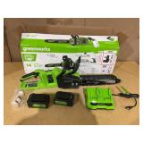 Greenworks 48V (2 x 24V) 14" Brushless Cordless Chainsaw