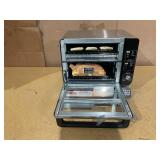 Ninja 10-in-1 Double Oven with FlexDoor, Rapid Top Oven, Convection and Air Fry Bottom Oven, Stainless Steel