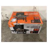 Blackstone 2-Burner 28 Propane Griddle with Hood and Omnivore Griddle Plate