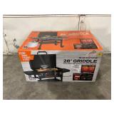 Blackstone 2-Burner 28 Propane Griddle with Hood and Omnivore Griddle Plate