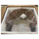 SAFAVIEH Brando Solid Wood Rattan 30-inch Seat Height Bar Stool- 22.3" W x 20.5" L x 39" H - Natural Wash/Black