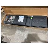 Mainstays Dashwood 2-Seat Steel Canopy Porch Swing with Oversized Sling Seats, Black