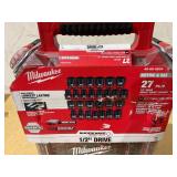 Milwaukee 49-66-6804 SHOCKWAVE Impact Duty Socket 1/2 Dr 27PC MM & SAE PACKOUT Set