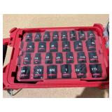 Milwaukee 49-66-6804 SHOCKWAVE Impact Duty Socket 1/2 Dr 27PC MM & SAE PACKOUT Set