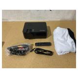 ROCONIA 5G WiFi Bluetooth 4K Support Native 1080P, 15000LM Full HD Movie Projector, LCD Technology 300" Display Home Theater,(Projector Screen Included)