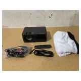 ROCONIA 5G WiFi Bluetooth 4K Support Native 1080P, 15000LM Full HD Movie Projector, LCD Technology 300" Display Home Theater,(Projector Screen Included)