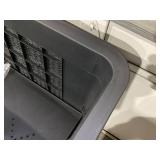 Keter 19.4" x 44.9" x 29.8" Durable Resin Raised Garden Bed with Self-Watering and Drainage System, Black