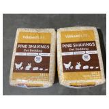 (2 pack) Vibrant Life Pine Wood Pet Bedding, 141 L