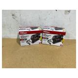 LOT OF 2 Hyper Tough DC 12V Heavy Duty Direct Drive Digital Tire Inflator with Detachable LED Light