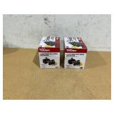 LOT OF 2 Hyper Tough DC 12V Heavy Duty Direct Drive Digital Tire Inflator with Detachable LED Light