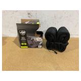 2PCS Auto Drive Low Back Memory Foam Car Seat Cover Polyester Black, Universal Fit