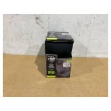 2PCS Auto Drive Low Back Memory Foam Car Seat Cover Polyester Black, Universal Fit