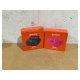 LOT OF 2 Onn. Portable CD Boombox with Digital FM Radio