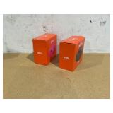 LOT OF 2 Onn. Portable CD Boombox with Digital FM Radio