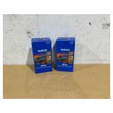 LOT OF 2 Onn. Indoor/Outdoor Folding Projector Screen, White