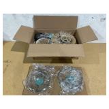 15PCS GreenLife Soft Grip Healthy Ceramic Nonstick, Cookware Pots and Pans Set