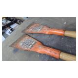 (2) Scrapers With Long Handles
