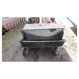 Simplicity Lanwmower Bagger Cart