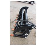 78" Heavy Grass Grapple Skid Loader Attachment
