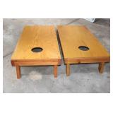 Set of 2 Wooden Cornhole Boards