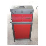 Test Rite Tool Cabinet with Drawers and Assorted Hand Tools