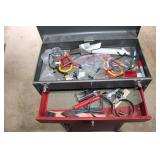 Test Rite Tool Cabinet with Drawers and Assorted Hand Tools