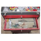 Test Rite Tool Cabinet with Drawers and Assorted Hand Tools
