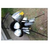 Complete Set of Nike Golf Clubs with Bag