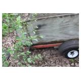 Used Utility Wood Trailer for Transport and Hauling