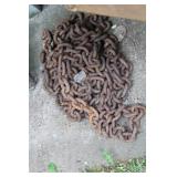 Heavy Duty Rusted Iron Chains with Hooks