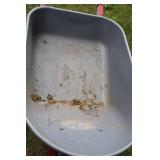 Ace Steel Wheelbarrow with Single Pneumatic Tire