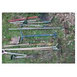 Collection of Vintage and Used Garden Tools