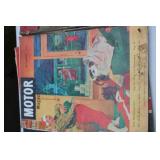 Collection of Vintage Auto and Science Magazines (1939-1950)