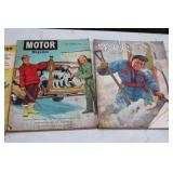 Collection of Vintage Auto and Science Magazines (1939-1950)