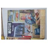 Collection of Vintage Auto and Science Magazines (1939-1950)