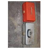 Pair of Tackle Boxes with Assorted Fishing Gear