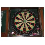 Sportcraft Strata Dartboard Set with Cabinet and Darts