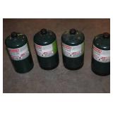 Set of 4 Coleman 16 oz Propane Cylinders