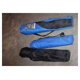 Set of 3 Folding Lounge Chairs with Carry Bags