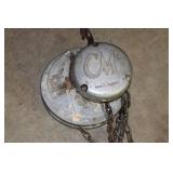 Used Cyclone Model M Industrial Chain Hoist