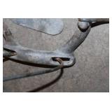 Set of 2 Vintage Metal Mole Traps